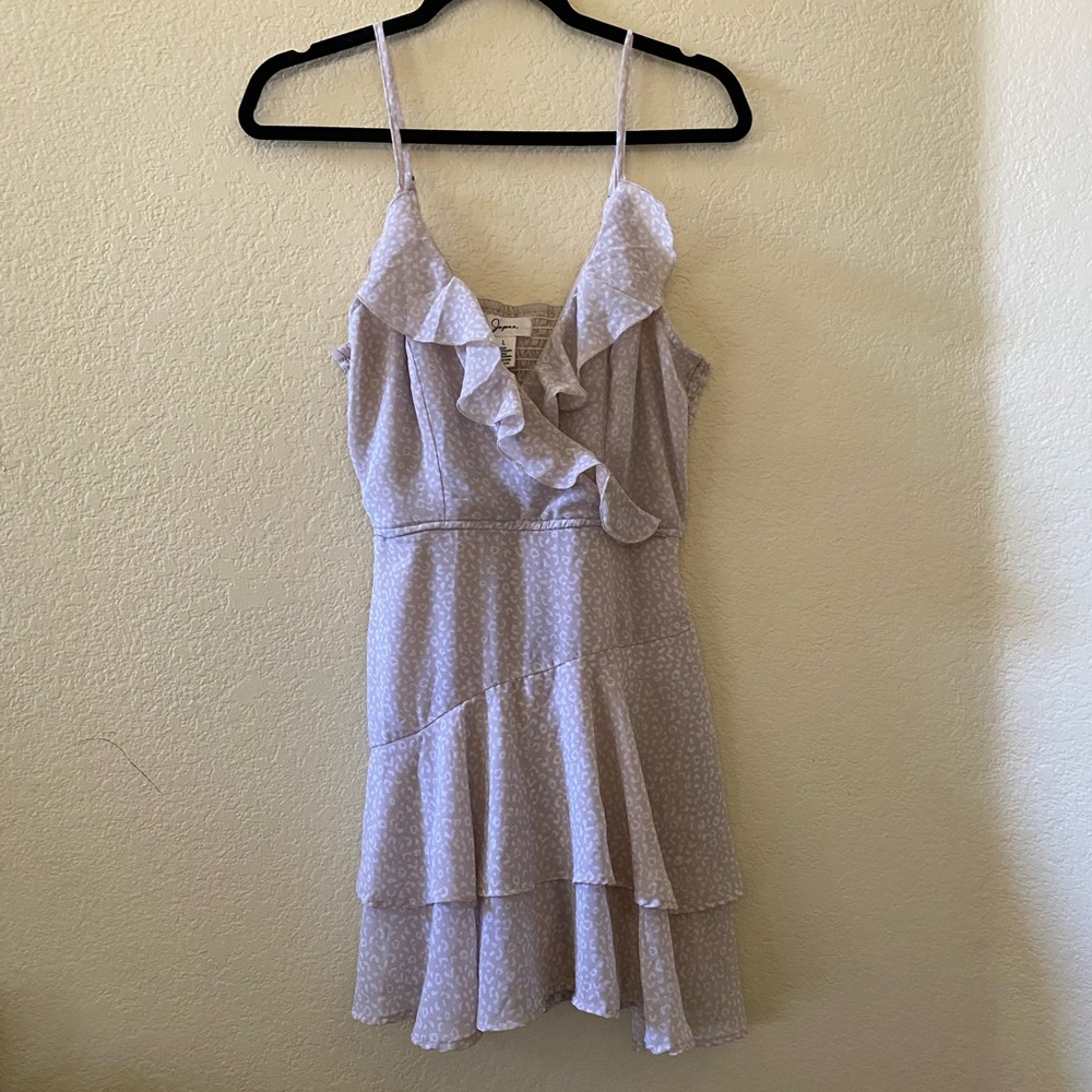 Cream Cheetah Print Dress, Brand New Without Tags